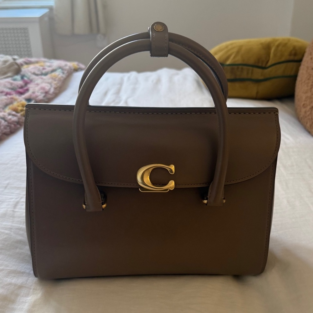 Coach Dark Stone - Small C Carryall
